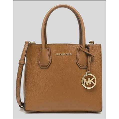 michael kors mercer pebbled leather crossbody bag|michael kors pebbled leather handbags.